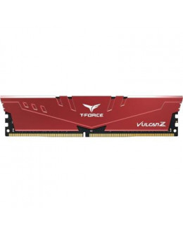 Модуль пам'яті для комп'ютера DDR4 8GB 2666 MHz T-Force Vulcan Z Red Team (TLZRD48G2666HC18H01)