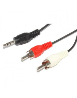 Кабель мультимедійний Jack 3.5mm папа/2RCA папа Atcom (10707)