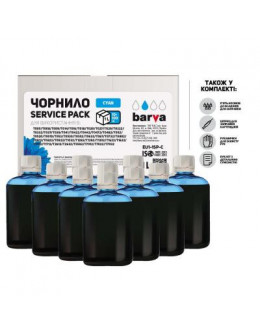 Чорнило BARVA Epson Universal №1 Cyan 10x100мл ServicePack (EU1-1SP-C)