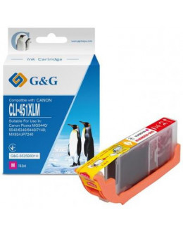 Картридж G&G Canon CLI-451M Magenta (G&G-6525B001H)