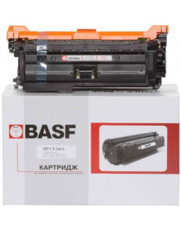 Картридж BASF для HP CLJ CP4025dn/4525xh аналог CE260A Black (KT-CE260A)