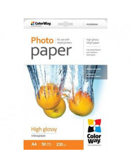 Папір ColorWay A4 230г Glossy 50c (PG230050A4)