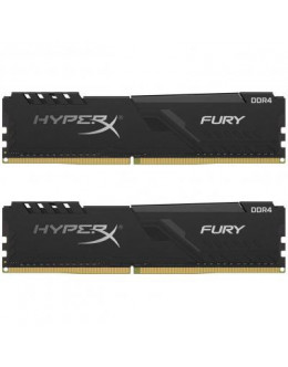 Модуль пам'яті для комп'ютера DDR4 32GB (2x16GB) 3733 MHz HyperX Fury Black Kingston (HX437C19FB3K2/32)