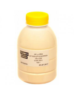 Тонер HP LJ PRO CP1025/CP1215/CP5525 100g YELLOW Chemical Tomoegawa (CGK-02Y-100)