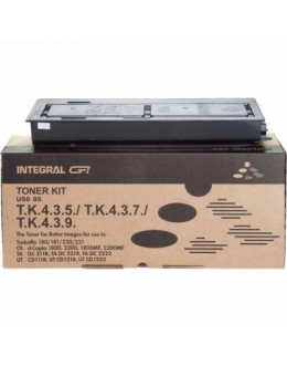 Тонер-картридж Integral Kyocera TK-435 chip, Black, 800г (12100040C)