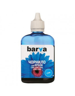 Чорнило BARVA EPSON L100/L210/L300/L350/L355 90г (T6642) CYAN (L100-400)