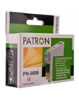 Картридж PATRON EPSON R265/285/360,RX560/585/685,P50,PX650 LIGHT MAGENTA (T0 (PN-0806)