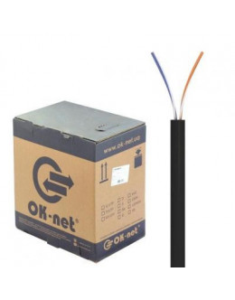 Кабель мережевий OK-Net UTP 305м 2 пары (КПП-ВП (100) 2х2х0,50 / 305)