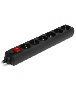 Мережевий фільтр живлення SVEN Optima 5m, 6 роз., Black (00100088)