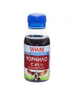 Чорнило WWM CANON CL41/51/CLI8 100г cyan (C41/C-2)