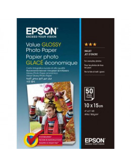 Папір EPSON 10х15 Value Glossy Photo (C13S400038)