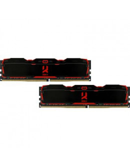 Модуль пам'яті для комп'ютера DDR4 32GB (2x16GB) 3000 MHz Iridium X Black GOODRAM (IR-X3000D464L16/32GDC)