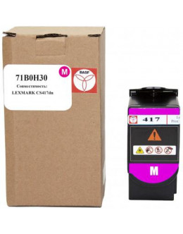 Тонер-картридж BASF Lexmark CS417dn 71B0H30 Magenta (BASF-KT-71B0H30)