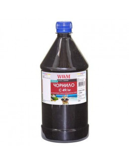 Чорнило WWM Canon GI-490 1000г Black pigm (C49/BP-4)