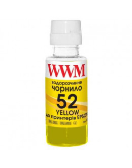 Чорнило WWM HP GT52 100г Yellow, для Ink Tank 115/315/319 (H52Y)