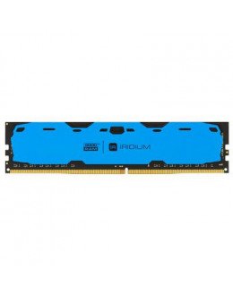 Модуль пам'яті для комп'ютера DDR4 8GB 2400 MHz Iridium Blue GOODRAM (IR-B2400D464L15S/8G)