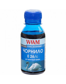 Чорнило WWM Epson XP-600/XP-605/XP-700 100г Cyan (E26/C-2)