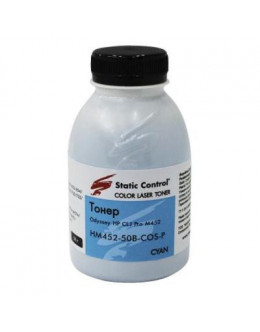 Тонер HP CLJ Pro M452/477, 50г, сyan Static Control (HM452-50B-COS-P)