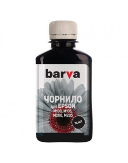 Чорнило BARVA EPSON M100/M105/M200/M205 (T77414) 180г BLACK SOFT Pigment (M100-407)