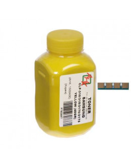 Тонер Samsung CLP-310/315/3175, 45г Yellow + chip AHK (1502408)