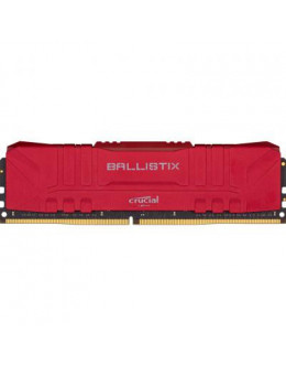 Модуль пам'яті для комп'ютера DDR4 8GB 2666 MHz Ballistix Red MICRON (BL8G26C16U4R)