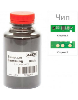 Тонер SAMSUNG SL-C430 40г+chip Black AHK (3202630)