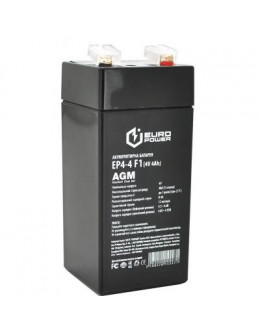 Батарея до ДБЖ Europower EP4-4M1, 4V-4Ah (EP4-4M1)