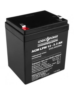 Батарея до ДБЖ LogicPower LPM 12В 3.3 Ач (6549)