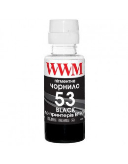 Чорнило WWM HP GT53 100г Black Pigment, для Ink Tank 115/315/319 (H53BP)