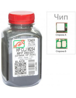 Тонер HP CLJ M254/MFP280/281 60г Black +chip AHK (1505190)