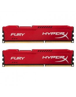 Модуль пам'яті для комп'ютера DDR3 8Gb (2x4GB) 1600 MHz HyperX Fury Red Kingston (HX316C10FRK2/8)
