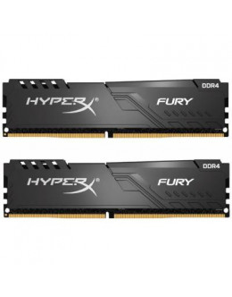 Модуль пам'яті для комп'ютера DDR4 64GB 3200 MHz HyperX Fury Black Kingston (HX432C16FB3K2/64)