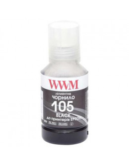 Чорнило WWM EPSON L7160/7180 140г Black Pigmented (E105BP)