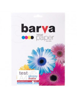 Папір BARVA A4 test pack glossy&matte (IP-COM1-T02)