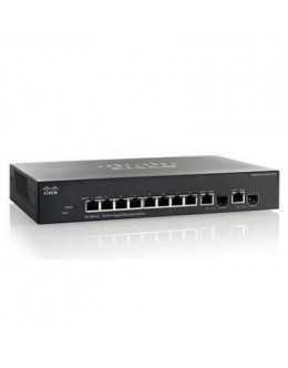 Комутатор мережевий Cisco SG350-10MP-K9-EU