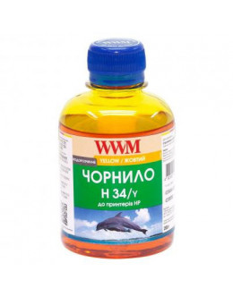 Чорнило WWM HP № 22/134/136 (8766/9361) yellow (H34/Y)