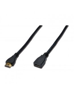 Кабель мультимедійний HDMI to HDMI 3.0m DIGITUS (AK-330201-030-S)