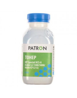 Тонер HP CLJ 1500/3000/4600/CP1215) CYAN 50г PATRON (HCS-A-C-050)