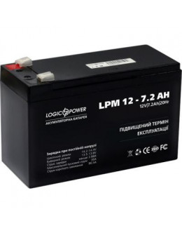 Батарея до ДБЖ LogicPower LPM 12В 7.2 Ач (3863)