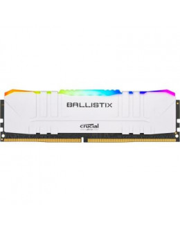 Модуль пам'яті для комп'ютера DDR4 16GB 3000 MHz Ballistix White RGB MICRON (BL16G30C15U4WL)