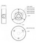 Кріплення для відеокамери Dahua DH-PFA130-E