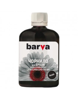 Чорнило BARVA EPSON L1110/L3100 (103) 100мл BLACK (E103-690)