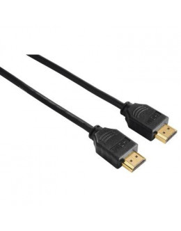 Кабель мультимедійний HDMI to HDMI 1.5m Black Ethernet Gold HAMA (00205002)