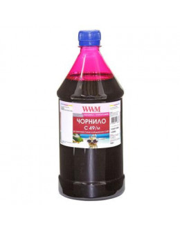 Чорнило WWM Canon GI-490 1000г Magenta (C49/M-4)