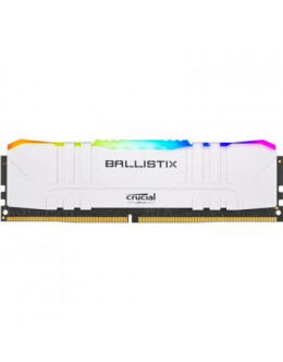 Модуль пам'яті для комп'ютера DDR4 8GB 3600 MHz Ballistix RGB White MICRON (BL8G36C16U4WL)