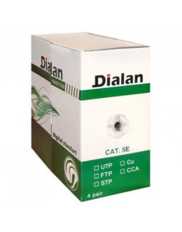 Кабель мережевий Dialan FTP 305м КПВЭ 4*2*0,50 [СU] cat.5e (10554)