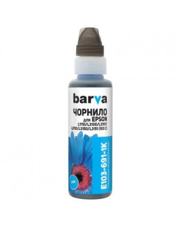 Чорнило BARVA EPSON L1110/L3100 (103) CYAN 100 мл OneKey (E103-691-1K)