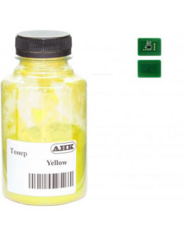 Тонер OKI C612 , 180г Yellow+ chip AHK (3203317)