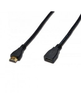 Кабель мультимедійний HDMI to HDMI 5.0m DIGITUS (AK-330201-050-S)