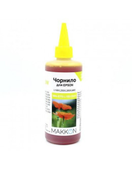 Чорнило Makkon для Epson L100/L200/L300/L800 250 мл yellow (IMN-EPS-L100-250Y)
